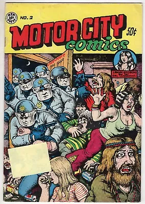 MOTOR CITY COMICS 2 1970 4th ALL ROBERT R. CRUMB Rip Off Press Underground COMIX • $14.95