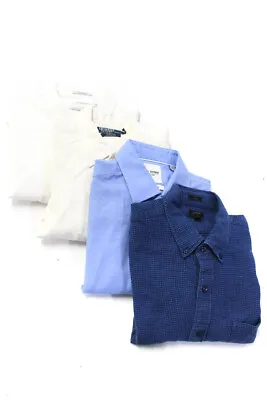 Calvin Klein Polo Ralph Lauren Ben Sherman Mens Dress Shirts Medium Large Lot 4 • $42.69