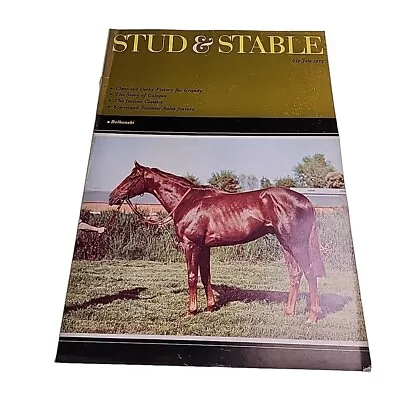 Stud & Stable Magazine V14 N7 July 1975 Horse Horseracing Mag Book • £15