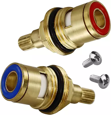 2 Sets Replacement Ceramic Tap Cartridge 1/4 Turn 20 SplineTap Glands Seals For • £10.22