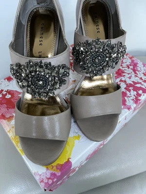 £40 • Buy Chinese Laundry Shoes Size 6 Wedding Occasion, Diamond Embellished BNWT