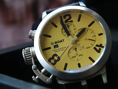£2675 • Buy U-Boat Classico 925 Sterling Silver Limited Edition WATCH CHR 925 BE-BR 7452  