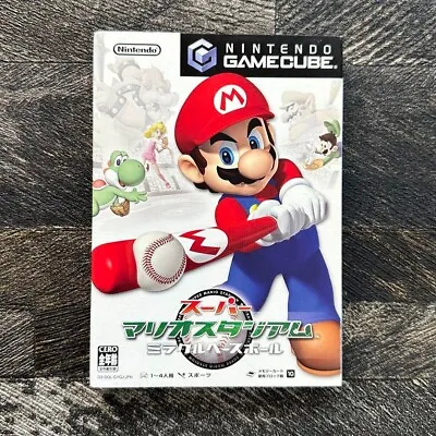 Super Mario Stadium Miracle Baseball NGC Nintendo GAMECUBE Japanese • $20.99
