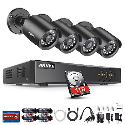 ANNKE 8CH 5MP Lite 5IN1 DVR 1080P Security Camera Security System Outdoor 1TB • $199.99