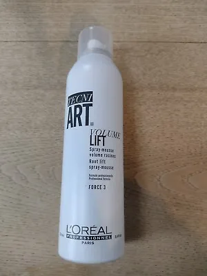 L'Oreal Professionnel  TECNIART Volume Lift Spray Mousse Force 3 250ml • £14.99