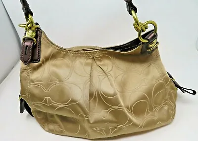 COACH  MIA OUTLINE C MAGGIE PURSE #16153 $298 Retail Khaki • $49.50