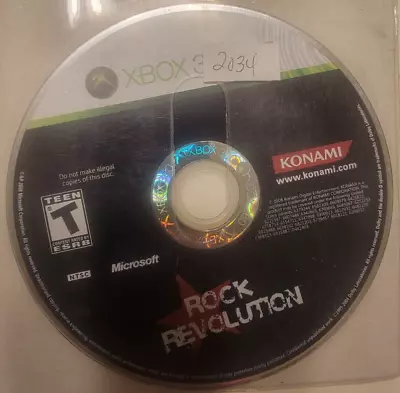 Rock Revolution (Xbox 360) DISC ONLY! NO TRACKING! READ DESCRIPTION! • $3