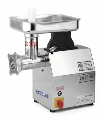1 HP Commercial Electric Meat Grinder NSF Stainless Steel #12 Hub 250lb/ Hr -47 • $769