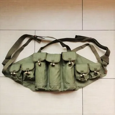 Military Original Vietnam War Chinese Type 56 Chest Rig Ammo Pouch Made In 1966 • $21.99