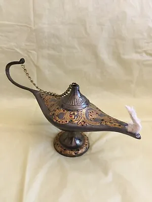 Handmade Vintage Brass Aladdin Lamp From Pakistan • $12.99