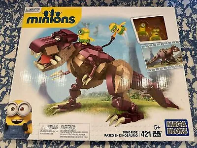 Mega Bloks Minions Dino Ride Building Set. 421 Pcs. 5 Yrs + New In Box NIB 2015 • $70