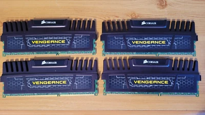 16GB Corsair CMZ16GX3M4A1600C9 4x4GB (PC3-12800 DDR3-1600MHz) Gaming Memory RAM • £22