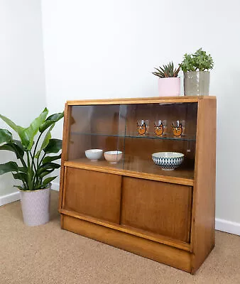 Vintage Mid-Century G-plan Branden E-Gomme Light Oak Bookcase • £135