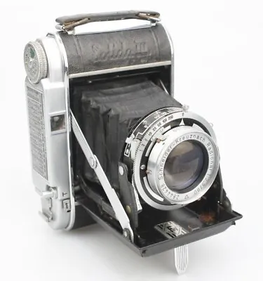FRANKA SOLIDA III 6x6 120 Film Folder Coated Schneider 80mm F/2.9 Radionar READ! • £59.99