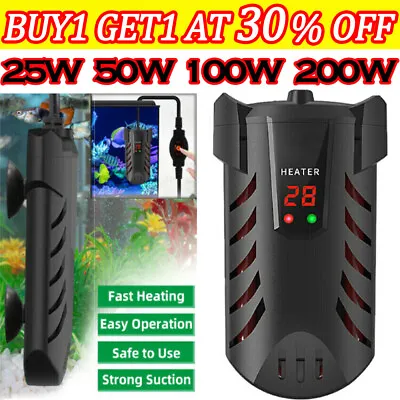 $28.99 • Buy 20-120 L Aquarium Water Heater Aqua Fish Tank LED Digital Thermosafe Submersible