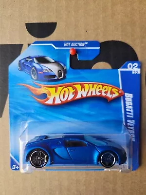 Hot Wheels 2010 - BUGATTI VEYRON [BLUE] NEAR MINT VHTF CARD GOOD COMBINED POST  • $199.95