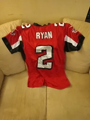 Red Nike On Field Atlanta Falcons Matt Ryan #2 Jersey - Size 44 - Sewn • $24.98
