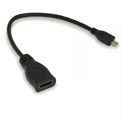 6 Inch MICRO-HDMI (Male) To HDMI (Female) 4K@60Hz Port Saver Adapter Cable • $4.63