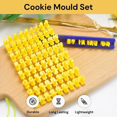 $6.98 • Buy Alphabet Letter Number Cookie Biscuit Stamp Cutter Embosser Cake Mould Tools AUS
