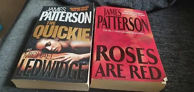 £5 • Buy 2 X James Patterson Paperback Books. The Quickie And Rosies Are Red 