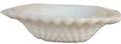 Vintage Milk Glass Square Hobnail Bowl / Candy / Nut Dish  Westmoreland 6 1/2   • $10