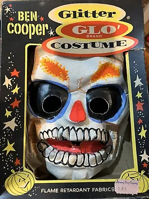 Ben Cooper Vintage Halloween Costume In Original Box Super Rare Boney Skeleton S • $125