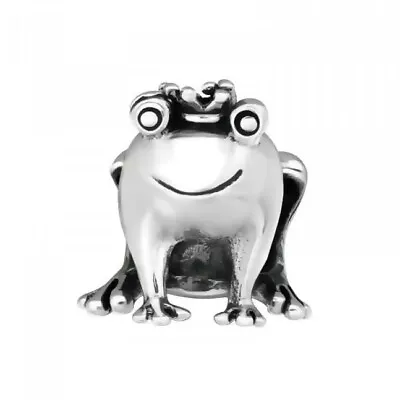 Frog Bead 925 Sterling Silver Charm Charmer Jewelry • £8.67