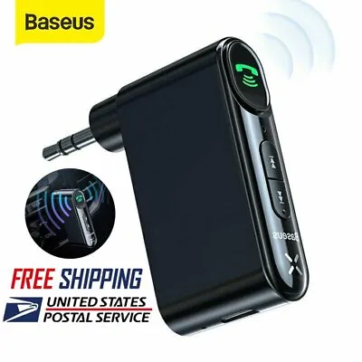 Baseus Wireless Bluetooth Receiver 3.5mm AUX Audio Stereo Music Home Car Adapter • $12.99