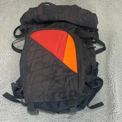 Volcom Mod Tech Waterproof Surf Wetsuit Backpack Wet Dry Bag Black Red Orange • $79.99