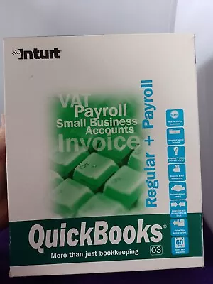 Intuit Quickbooks 2003 Regular & Payroll - (AA665684-063) • £60