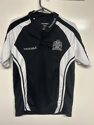 NORTH WALES Kooga Black Rugby League Shirt Top Size Youth Or Adult Small • £8.50