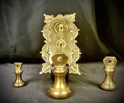 English Brass Bell 3-Weights With Stand-6oz./3oz./1.25oz Vintage • $25