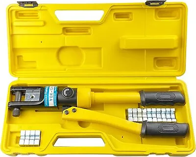 £57.75 • Buy HFS (R) Hydraulic Wire Terminal Crimper Battery Cable Lug Crimping Tool W/Dies 