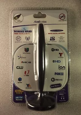 Wonder Wand Digital Antenna Mini TV Antenna 6.5” 4K HDTV 1080P Magnetic Base • $19.99
