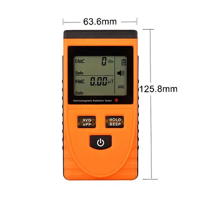 Digital LCD Electromagnetic Radiation Detector Dosimeter Tester Meter Counter • £18.99