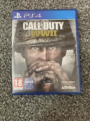 Call Of Duty WWII World War 2 For Sony PlayStation 4 - Video Game 2017 • £4.99