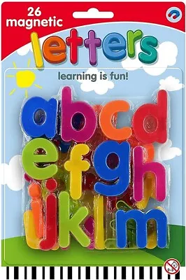 £2.95 • Buy 26pc Magnetic Letters Alphabet Educational Toys Fridge Magnets Lowercase Gift