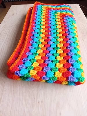 Crochet Granny Square Blanket • £9.50