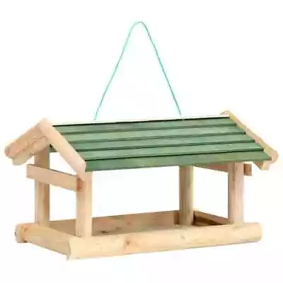 35x29.5x21 Cm Tree/Wall Hanging Solid Fir Wood Bird Feeder Station House Gazebo • $61.53