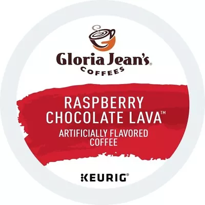 Gloria Jean's Raspberry Chocolate Lava Coffee Keurig K-Cup Pod 96 Count • $49.99