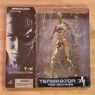 2003 Mcfarlane T-X Terminator 3 Rise Of The Machines Endoskeleton Moc • $49.95