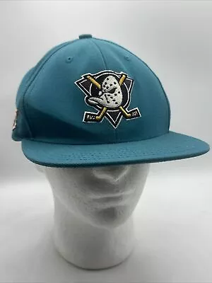 Mitchell & Ness Anaheim Mighty Ducks NHL 20th Anniversary Snapback Hat • $25