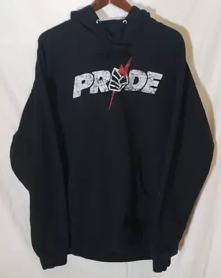 Vintage PRIDE Fighting Pullover 2 Sided Hoodie - Black - Sz XL* • $85.99