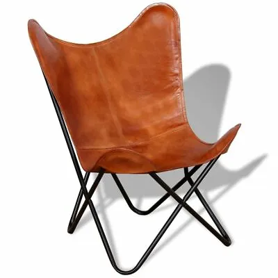 Handmade Classic Cover Cowhide Vintage Ten Leather Butterfly Chair - Only Cover • £74.46