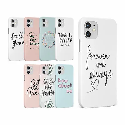 Case For Iphone 15 14 13 12 11 Se 8 Pro Max Hard Phone Cover B&w Inspirational • £5.99