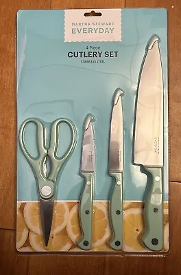 New Martha Stewart Everyday 4 Piece Stainless Steel Cutlery Set • $24