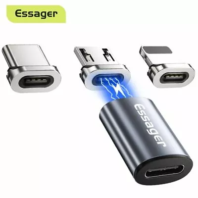 Micro USB Type C Magnetic Adapter USB C Female To Micro USB Male Converter • $4.50