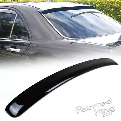 ! 95-01 Fit For Mercedes BENZ W210 E-class 4D L Style Roof Spoiler Painted Black • $118