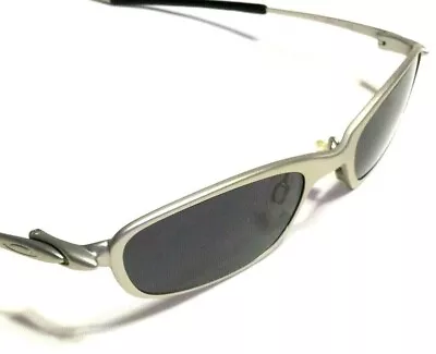 ULTRA RARE OAKLEY O5 WIRE SUNGLASSES Silver Frames W/ Black Carbon Lenses • $299.99