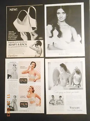 5 Vintage Bra Hosiery Girdle Ad Lot Warner's Sears Peter Pan Sexy Female Models • $8.99